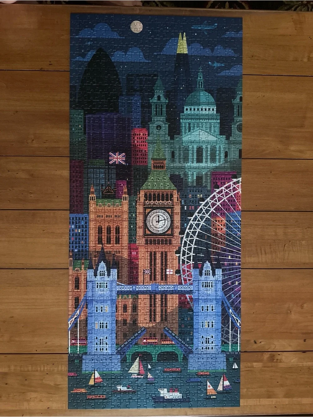 Set of 2 Destination Puzzles “London” and “Monument Valley”